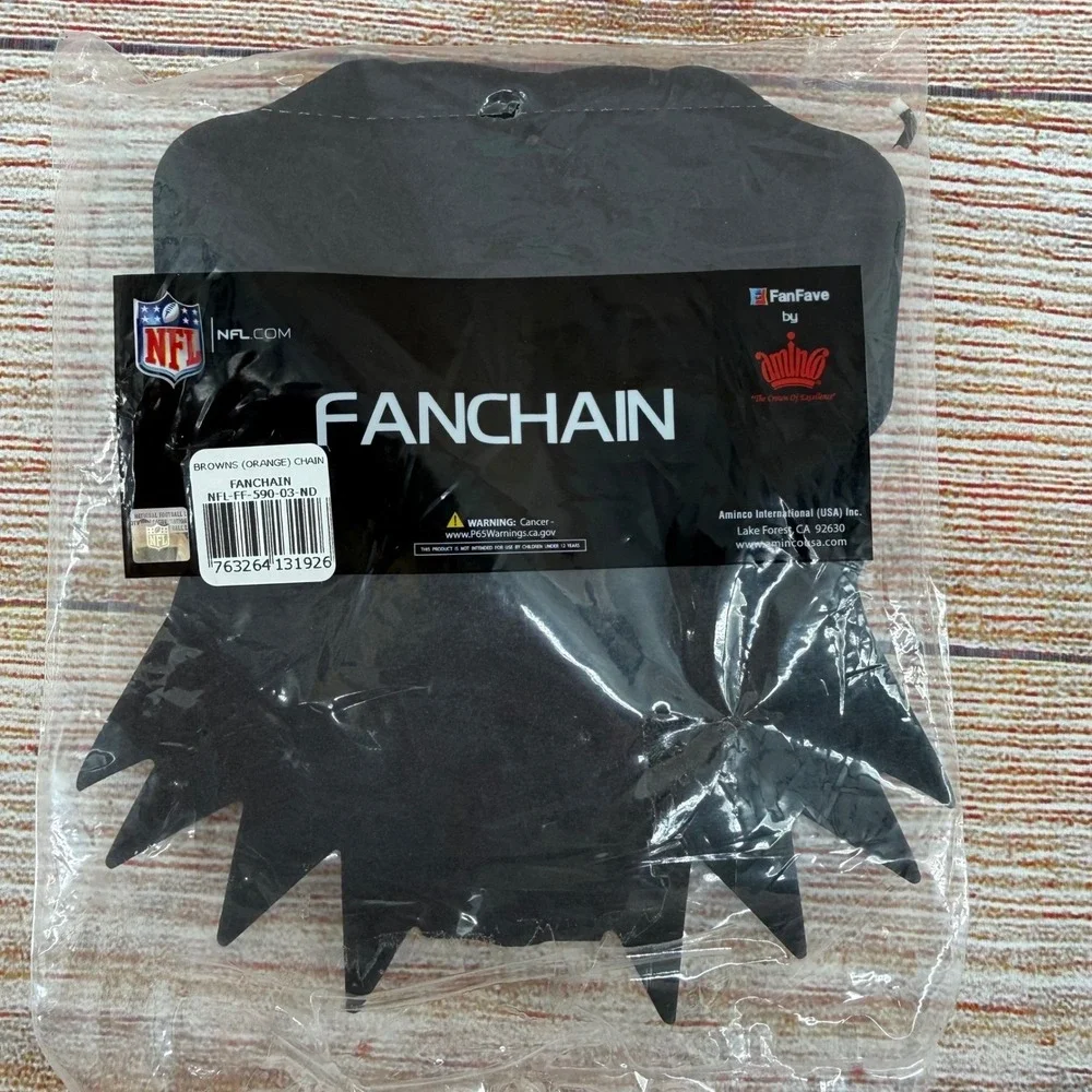 Cleveland Browns NFL FanChain Dawg Pound Logo Foam Medallion Aminco NFL‎